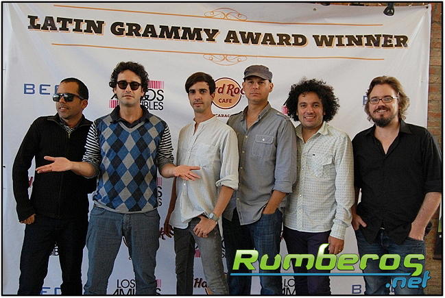 Los Amigos invisibles realizaron encuentro con la prensa Venezolana luego de ganar el Latin Grammy