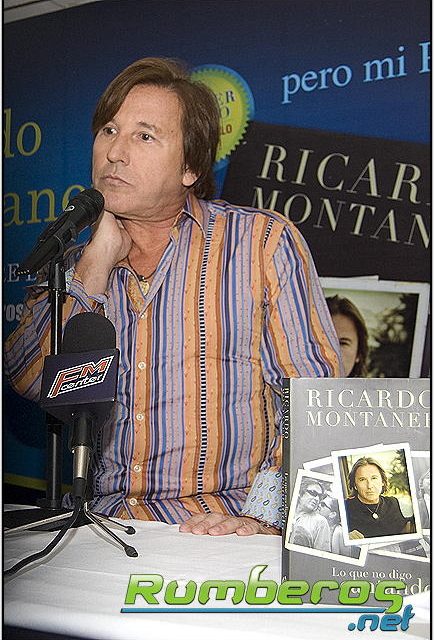 RICARDO MONTANER presentó en Venezuela su Libro: »Lo que no digo cantando»