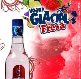 Ahora la Fresa Te dejará Frío Con el nuevo SABOR de Vodka Glacial
