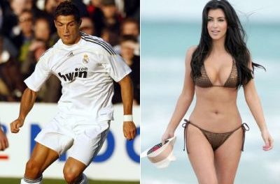 Aseguran que Kim Kardashian y Cristiano Ronaldo se besaron en público