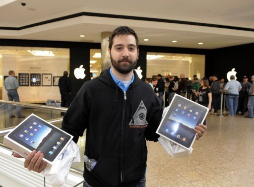 Apple vendió más de 300.000 iPad el día de su lanzamiento