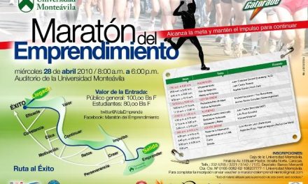 Foro Maratón del Emprendimiento, 28 de abril en la Universidad Monteávila
