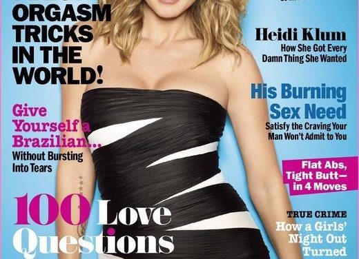 Heidi Klum protagonista absoluta de la edición de abril de »Cosmopolitan»