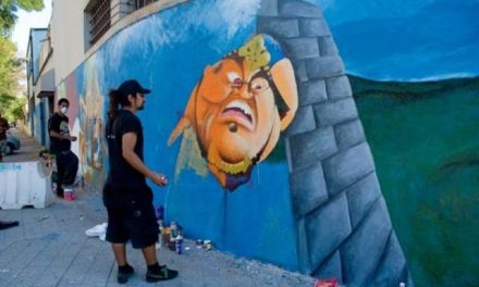 Grafitis ecológicos en la Zona Extrema Dodge del Venezuela Off Road