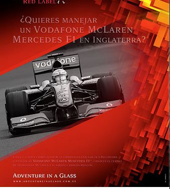 Johnnie Walker Red Label TE INVITA A MANEJAR UN CARRO F1 EN INGLATERRA