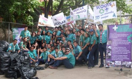 Scouts de Venezuela difunden conciencia ambiental durante la 9na jornada de reciclaje del Proyecto + Verde +Humano