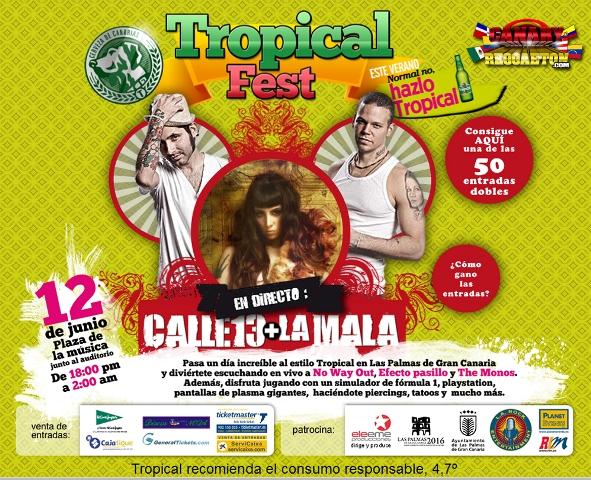 Calle 13 y Mala Rodríguez protagonistas del TropicalFest de Las Palmas de Gran Canaria