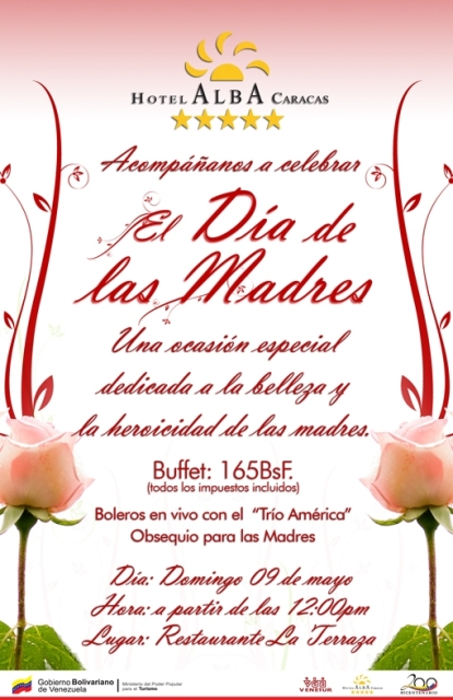 Hotel Alba Caracas: Celebra el Día de las Madres
