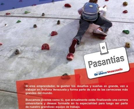 Brahma Venezuela da inicio a su Programa Nacional de Pasantías