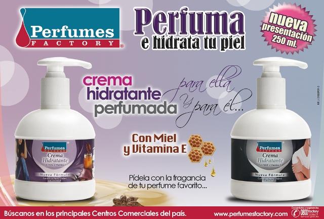 Nuevas cremas de Perfumes Factory cuidan la piel con tu perfume favorito