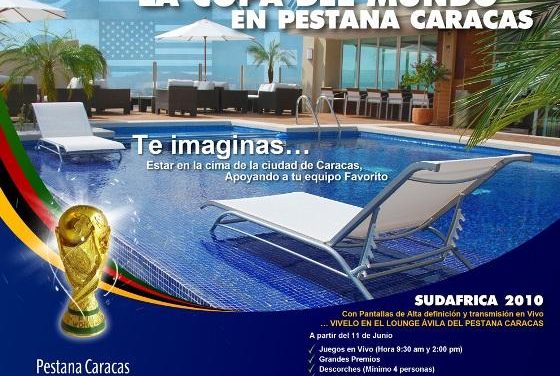 Disfruta la Copa del Mundo en la cima de la ciudad: En el Lounge Ávila del Pestana Caracas