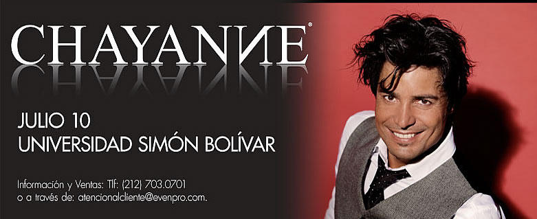 CHAYANNE ENAMORA A VENEZUELA : Comienza la venta de entradas