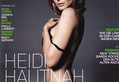Heidi Klum, muy provocativa y sensual en portada de la revista alemana ‘GQ’