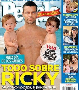 Confirman que Ricky Martin convive con su novio hace más de un año