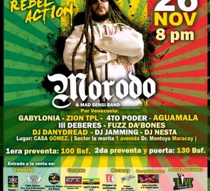 MARACAY REGGAE AND HIP HOP FESTIVAL CON: MORODO!