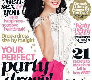 Katy Perry protagoniza la portada de diciembre de Cosmopolitan UK