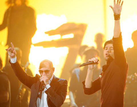 Pitbull y Enrique Iglesias armaron la fiesta de los American Music Awards 2010