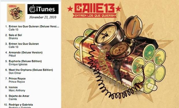 »Entren Los Que Quieran» debuta en la posición número UNO en la cartelera Latina de iTunes