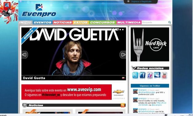 Evenpro lanza nuevo portal web
