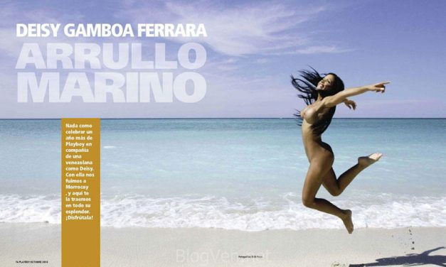 Deisy Gamboa (@PlaymateDeisyG) y sus fotos desnuda en Playboy Venezuela – Octubre 2010