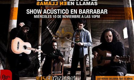 Edicion Especial de ONplugged con Luz Verde este 10 de Nov. en Barrabar