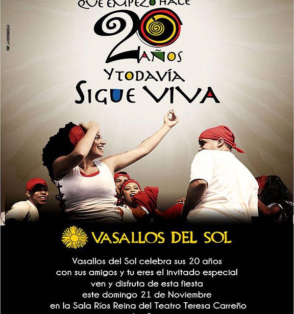 Con 20 años de trayectoria artística Vasallos del Sol está de fiesta