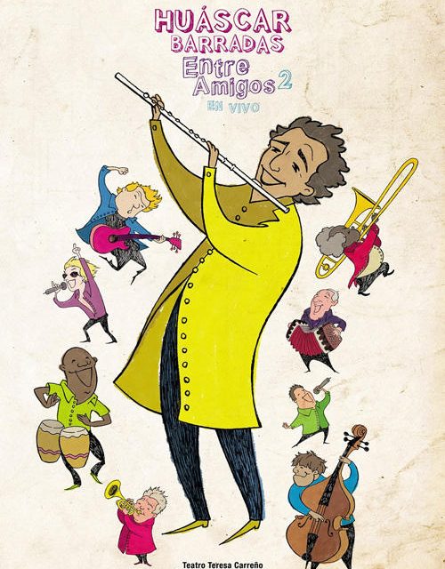 HUÁSCAR BARADAS INVITA A REVIVIR EMOCIONES CON SU DVD »ENTRE AMIGOS 2»  Y CD »HALLACAS CON FLAUTA»