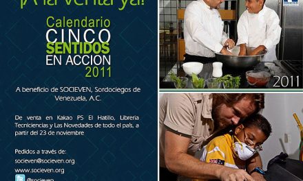 Ya a la Venta »CALENDARIO CINCO SENTIDOS EN ACCION 2011»… A beneficio de SOCIEVEN