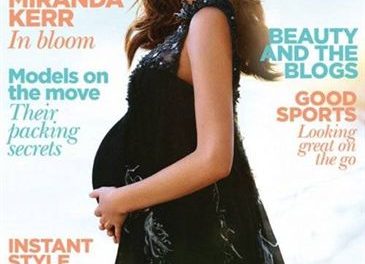 Miranda Kerr, primera embarazada en ‘Vogue’ Australia