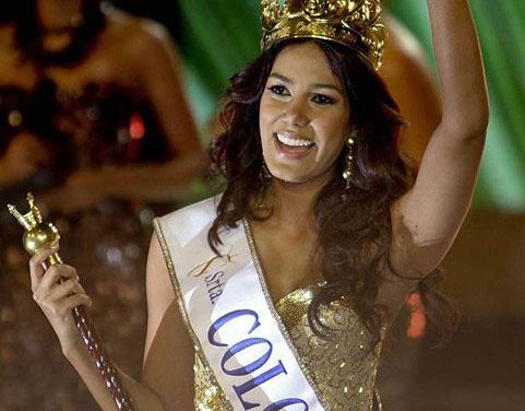 María Catalina Robayo, una estudiante de Cali de 21 años elegida Miss Colombia 2010