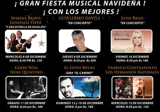 GRAN FIESTA NAVIDEÑA MUSICAL  DEL TEATRO PREMIUM LOS NARANJOS