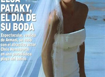 Elsa Pataky y las impresionantes fotos del día de su boda