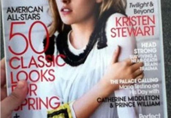 Kristen Stewart protagoniza la portada de la revista »Vogue» Febrero 2011