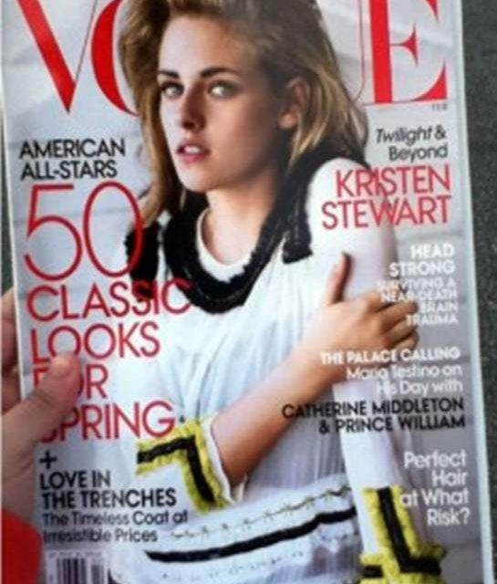 Kristen Stewart protagoniza la portada de la revista »Vogue» Febrero 2011