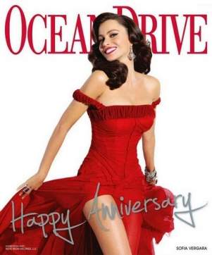 Sofía Vergara derrocha glamour y sensualidad en la portada de ‘Ocean Drive’