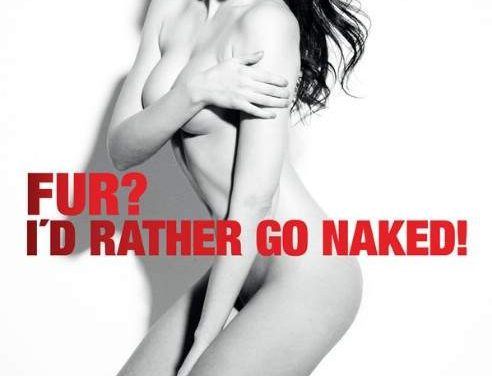 Modelo alemana Hana Nitsche posó desnuda para nueva campaña de PETA