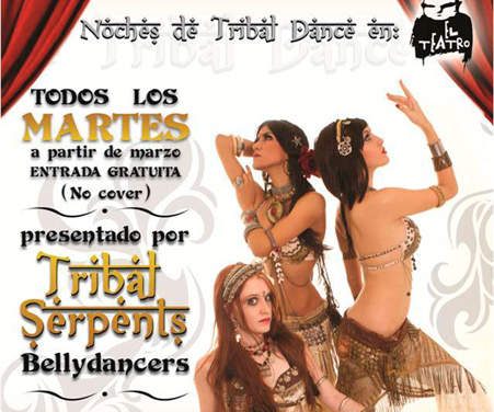EL TEATRO BAR estrena en marzo todos los martes NOCHES DE TRIBAL DANCE