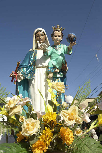 TACARIGUA DE LA LAGUNA RINDIÓ HOMENAJE A VIRGEN DE LA CANDELARIA