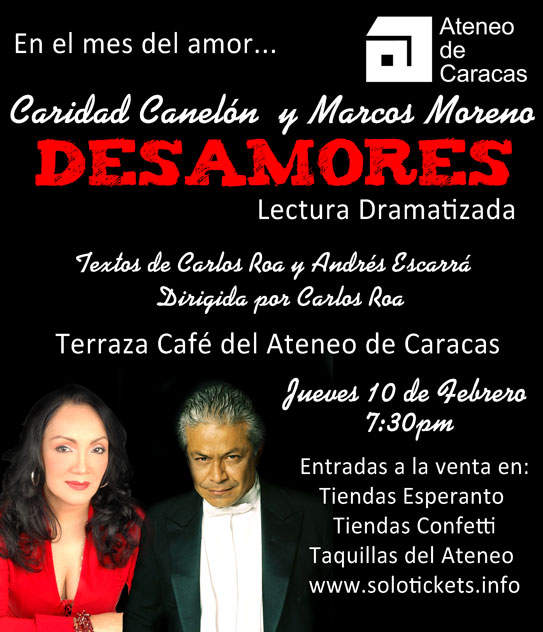 Desamores en el Ateneo de Caracas… 10 de Febrero
