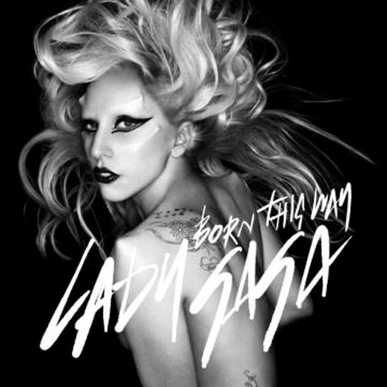 Lady GaGa desnuda en blanco y negro en la portada de su nuevo single ‘Born this way’