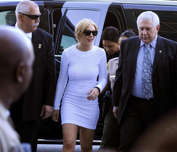 Juez fija fianza de 40.000 dólares para actriz Lindsay Lohan