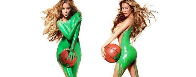 Aubrey O’Day se desnudó por los Celtics
