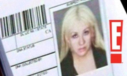 Revelan la ficha policial de Christina Aguilera
