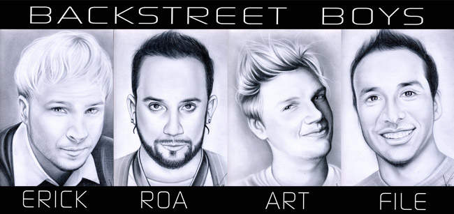 Los Backstreet Boys, Madonna y Lady Gaga en la óptica de Erick Roa (+Imagenes)
