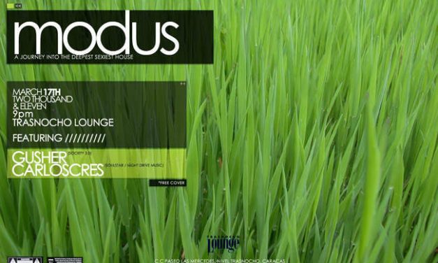 MODUS, 17 de Marzo. Trasnocho Lounge