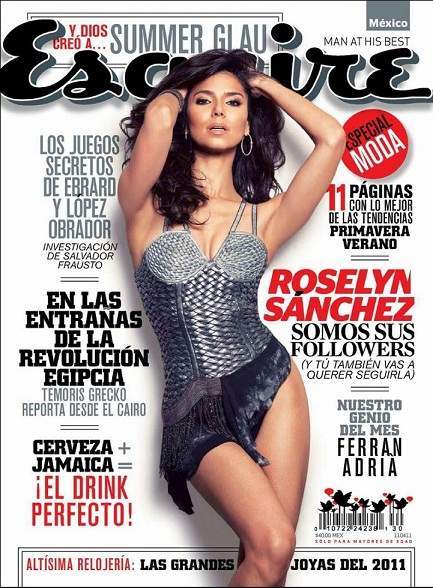 Roselyn Sanchez derroche de sensualidad en la revista Esquire (+Fotos)