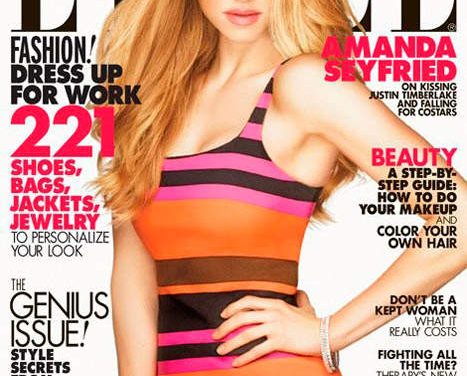 Amanda Seyfried es la portada de la revista Elle EE.UU abril 2011 (+Fotos)