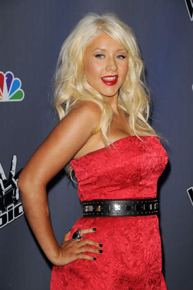 Christina Aguilera presentó su nuevo programa »The Voice»