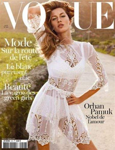 Gisele Bündchen, engalana portada de la edición francesa de la revista »Vogue»