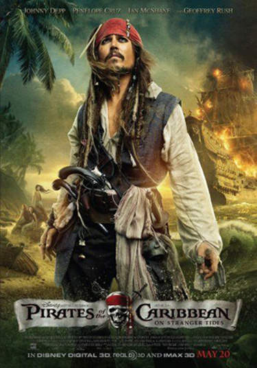 La española Penélope Cruz protagoniza uno de los carteles de ‘Piratas del Caribe 4’